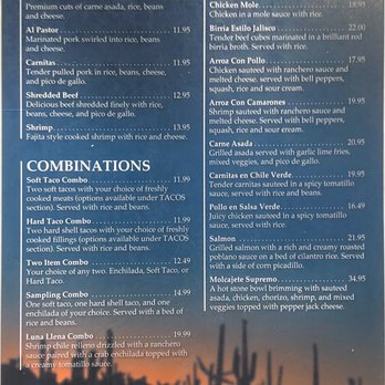 Luna Llena - Lunch and dinner - Mexican Near Me - Moorpark, California