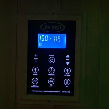 Elevated Sauna & Cryotherapy Studio - Temperature in my sauna area. If I got too hot, I could easily open the door and still have my privacy. - Saunas Near Me - Henderson, Nevada Elevated Sauna & Cryotherapy Studio - Temperature in my sauna area. If I got too hot, I could easily open the door and still have my privacy. - Saunas Near Me - Henderson, Nevada
