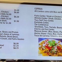 Anchor Grill - Menu