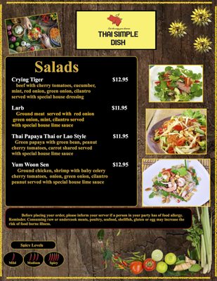 Menu photo 5 Thai Simple Dish Provo, UT