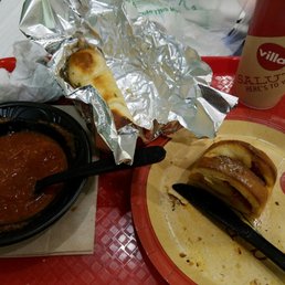 Pretty good fast Italian food inside a mall food court nonetheless... Sauce w/real tomatoes in it. Tasted fresh. For $8, not a bad deal. Pretty good fast Italian food inside a mall food court nonetheless... Sauce w/real tomatoes in it. Tasted fresh. For $8, not a bad deal.