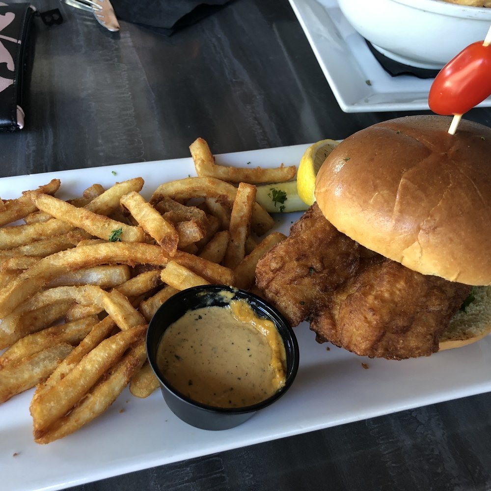 The Tipsy Boar - Grouper sandwich - New American Near Me - Hollywood, Florida The Tipsy Boar - Grouper sandwich - New American Near Me - Hollywood, Florida