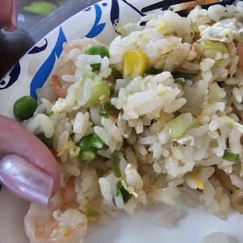 Luv Dduk - Tiny shrimp. Photo shown on menu which is what we ordered from are large. We got ripped off. - Korean Near Me - Cerritos, California