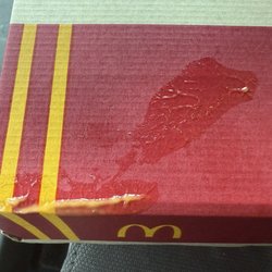 McDonald's - Haven't even opened my meal and shits already a mess.
