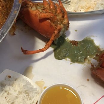 Angry Crab Shack - Green gunk oozing out - Seafood Near Me - Henderson, Nevada