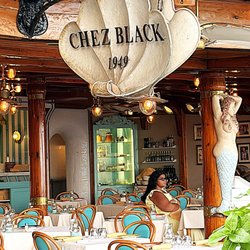 Chez Black - Outside signage