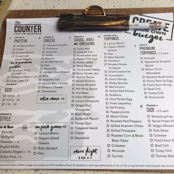 The Counter - Create your own burger - Burgers Near Me - Honolulu, Hawaii