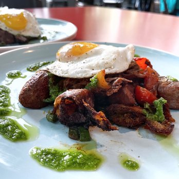 LOCAL Public Eatery Terry Ave - Braised Beef and Bacon Hash - Bars Near Me - Seattle, Washington