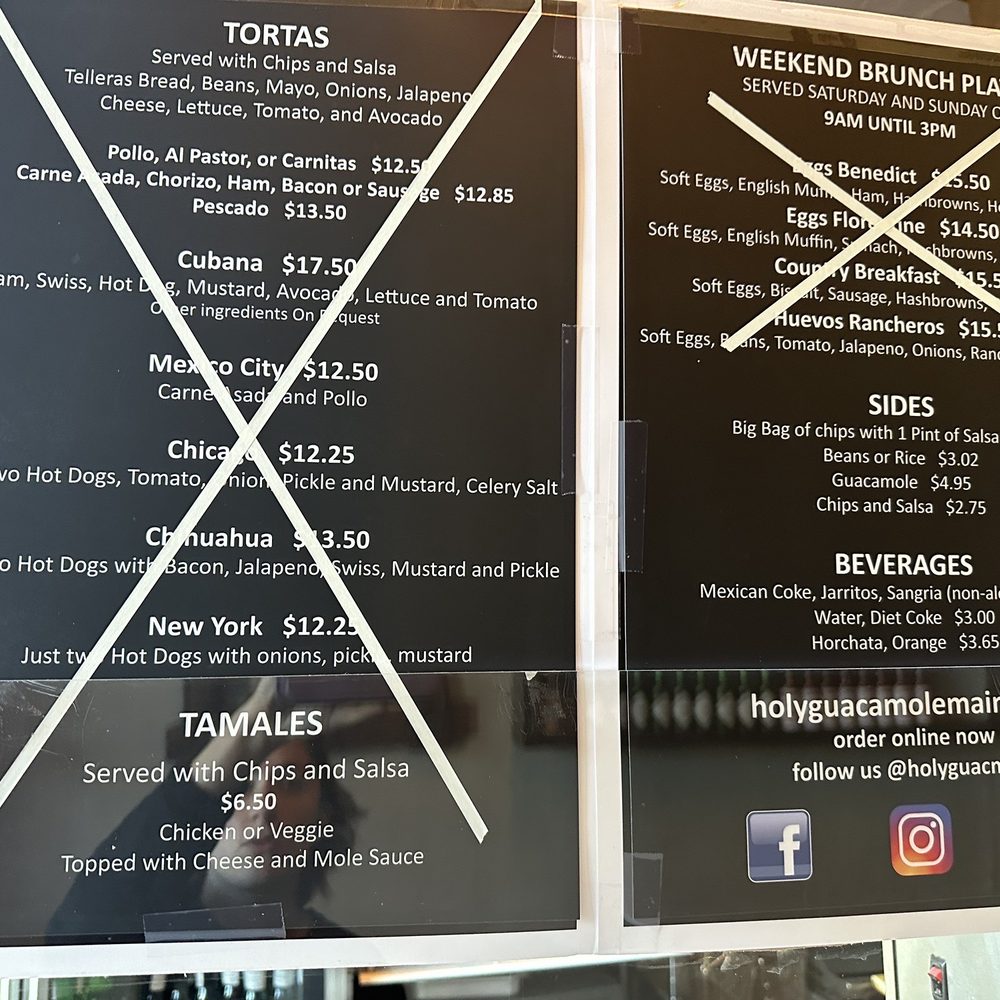 Holy Guacamole - Menu (January 2023) - Mexican Near Me - Santa Monica, California