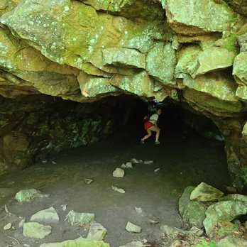 Lehigh Park - The cave you see when you arrive in a small parking lot. Safe to go in! - Parks Near Me - Weatherly, Pennsylvania