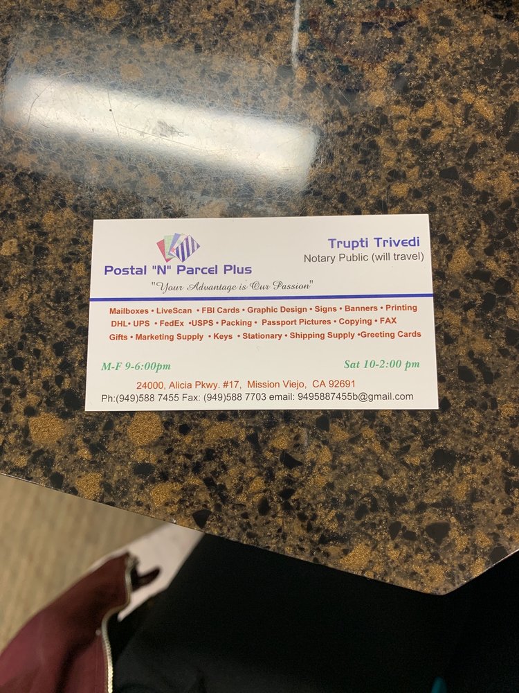 POSTAL N PARCEL PLUS 20 Photos & 207 Reviews 24000 Alicia Pkwy