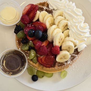 Maple Waffles - Fruit waffle - Waffles Near Me - San Antonio, Texas