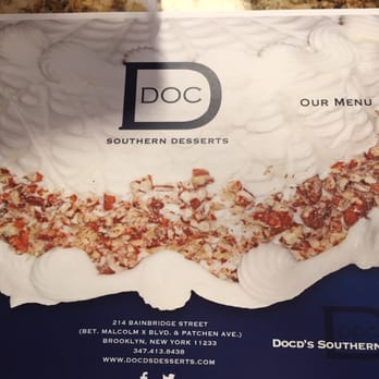 DOC D's Southern Desserts - Menu - Bakeries Near Me - Brooklyn, New York DOC D's Southern Desserts - Menu - Bakeries Near Me - Brooklyn, New York