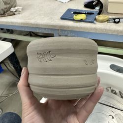 ClaySpace Ceramic Arts Center - Bowl with stamps and carving