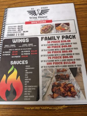 Menu photo 5 El Paso Wing House El Paso, TX Menu photo 5 El Paso Wing House El Paso, TX