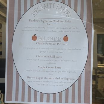 Daphne's Bakery - New Latte menu - Bakeries Near Me - Mint Hill, North Carolina Daphne's Bakery - New Latte menu - Bakeries Near Me - Mint Hill, North Carolina
