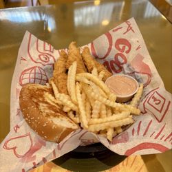 Raising Cane's Chicken Fingers - Three Finger Combo (drink not pictured)