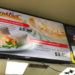Seagoville Mini Mart - Inside; Menu screen.