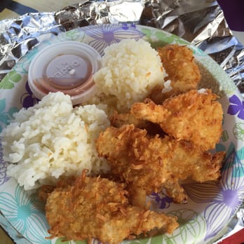 Shrimp Shack - Coconut shrimp with honey guava sauce - Seafood Near Me - Hauula, Hawaii Shrimp Shack - Coconut shrimp with honey guava sauce - Seafood Near Me - Hauula, Hawaii