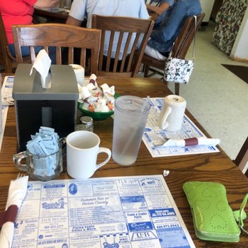Sandmann's Grocery - a table with a microwave and napkins on it - Grocery Near Me - Harbor Beach, Michigan Sandmann's Grocery - a table with a microwave and napkins on it - Grocery Near Me - Harbor Beach, Michigan