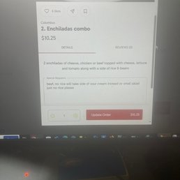 What I ordered