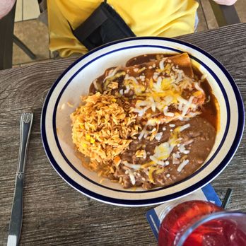 Mariachi's Authentic Mexican Restaurant - The enchilada my mom ordered. - Mexican Near Me - Kapaa, Hawaii