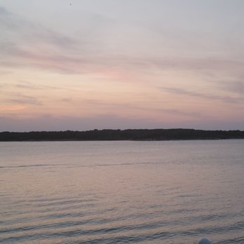 The Point Restaurant - View from this evening's late dining experience on the lakeside patio. - American Near Me - Denison, Texas