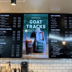 Lucky Goat Coffee - Menu