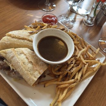 Print Works Bistro - Short Rib Dip - French Near Me - Greensboro, North Carolina