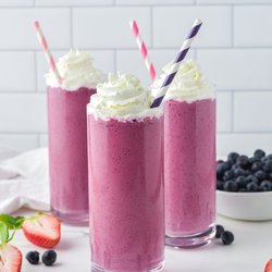 Royal Empire Cuisine - Guava, strawberry, mango, coconut, lemonade smoothies