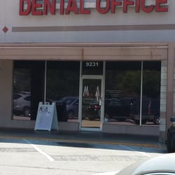 Front entrance in a nondescript strip center