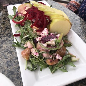 The Hudson - The Beet Salad- Beets done 3 ways, it seemed, with beautiful cut job on the apples. Healthy done correctly. - Cocktail Bars Near Me - Sedona, Arizona