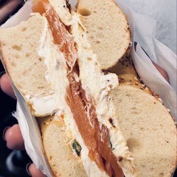 Broadway Bagel - pic says it all, literally Lol - Bagels Near Me - New York, New York