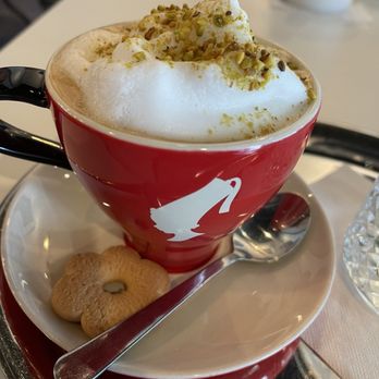 Divine Naples Coffee & Wine - Pistachio Hazelnut Cappuccino - Visitor Centers Near Me - Naples, Florida