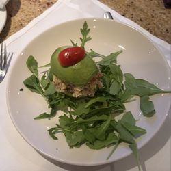 Il Castello's - Stuffed avocado with crab meat.