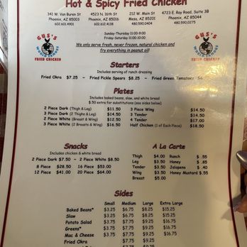 Gus's World Famous Fried Chicken - Mesa - Menu 6.29.25 - Chicken Shop Near Me - Mesa, Arizona Gus's World Famous Fried Chicken - Mesa - Menu 6.29.25 - Chicken Shop Near Me - Mesa, Arizona