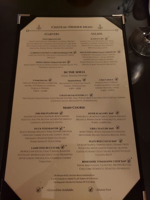 Menu photo 1 Saint Lawrence Spirits Chateau Clayton, NY