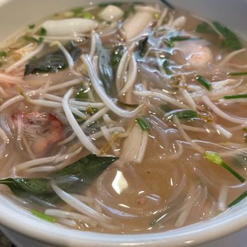 Saigon Noodle House - Clear noodle soup with pork, seafood, and quail eggs - Vietnamese Near Me - Birmingham, Alabama