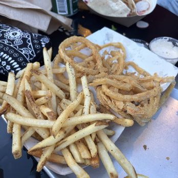 the knack - Fries and onion ring - Seafood Near Me - Orleans, Massachusetts
