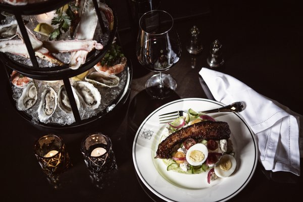 Photo of Repeal Oak Fired Steakhouse - Louisville, KY, US. Seafood Plateaux & Iceberg Wedge