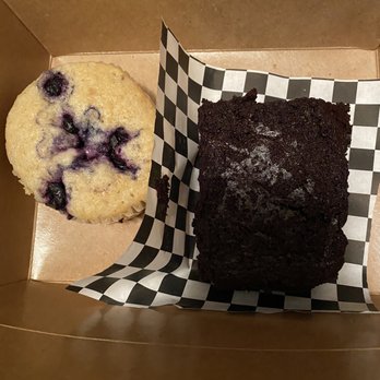 Tough Cookie Bakery - Lemon Blueberry Muffin and Chocolate Brownie - Coffee & Tea Near Me - Bastrop, Texas Tough Cookie Bakery - Lemon Blueberry Muffin and Chocolate Brownie - Coffee & Tea Near Me - Bastrop, Texas