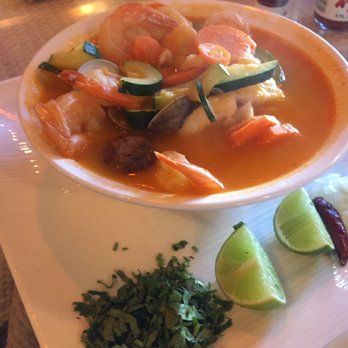 Vallarta Restaurant - Caldo 7 mares absolutely fabulous and will cure any hangover!! - Mexican Near Me - San Leandro, California