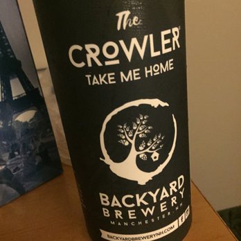 Backyard Brewery - Take a crowler or a growler home! - Breweries Near Me - Manchester, New Hampshire Backyard Brewery - Take a crowler or a growler home! - Breweries Near Me - Manchester, New Hampshire
