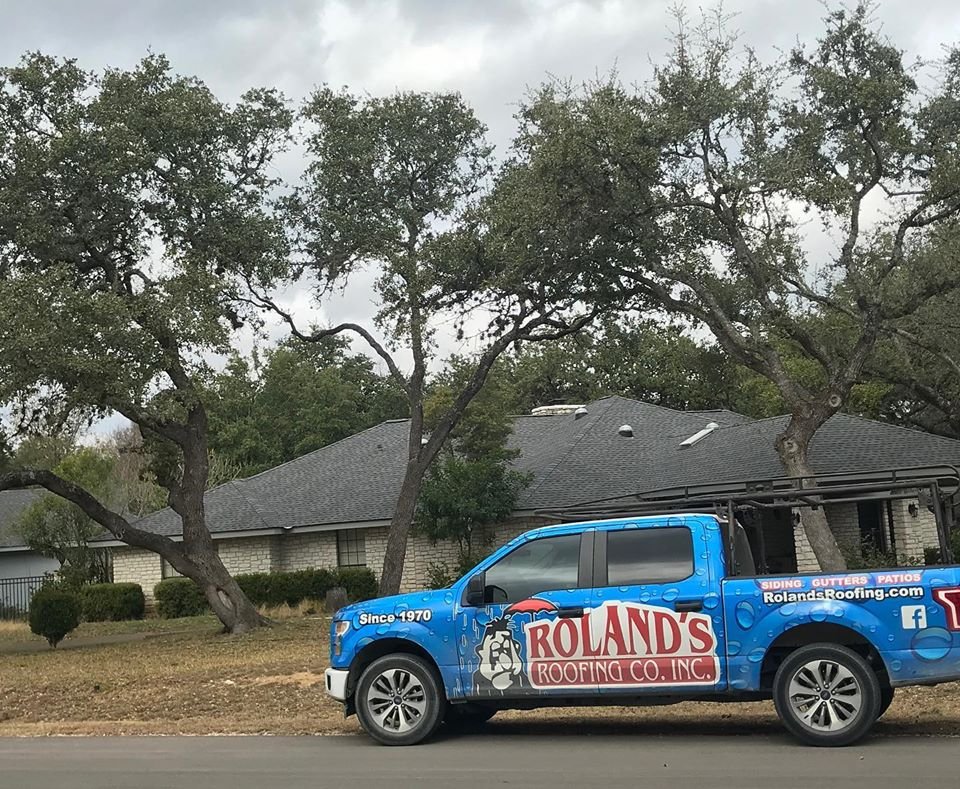 Slide of Roland's Roofing