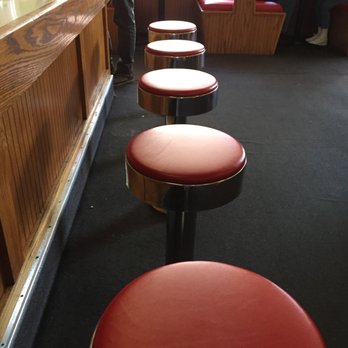New Way Lunch - Stools and a dessert bar :) - Hot Dogs Near Me - Glens Falls, New York