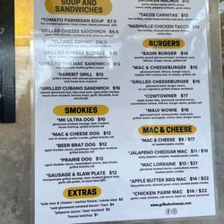 Grilled To The Mac - Menu