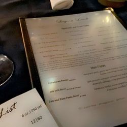 Blue Lagoon Cafe - Wine list, menu, and quaint feel