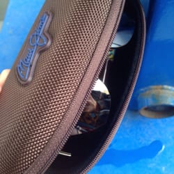 Optic Creations - I wasn't expecting a new sunglasses case with my repair, but Maui Jim provided me a new zip case along with cleansing cloth.