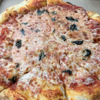 A & M Pizza - Cheese pizza with basil - Italian Near Me - Florence, Arizona