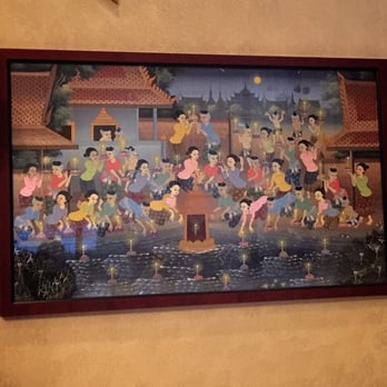 Thai Bistro - Cute painting in the restaurant - Thai Near Me - Houston, Texas Thai Bistro - Cute painting in the restaurant - Thai Near Me - Houston, Texas